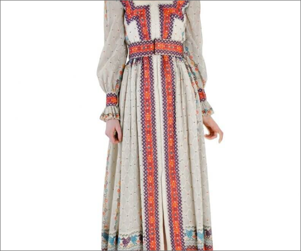 An Indo-Western Maxi Dress