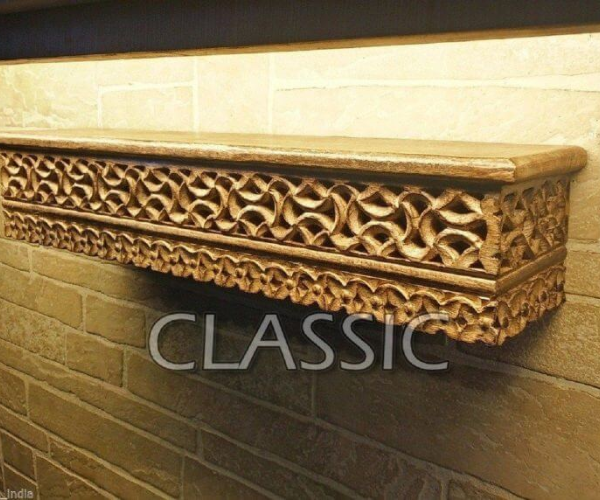 Shelf Carved Shelve Mughal Work