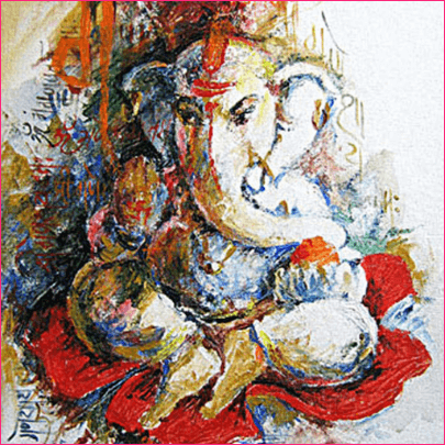 Lord Ganesh ART Painting