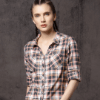 Slim Fit Checked Casual Shirt
