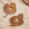 Gold-Plated Crescent Shaped Handcrafted Chandbalis